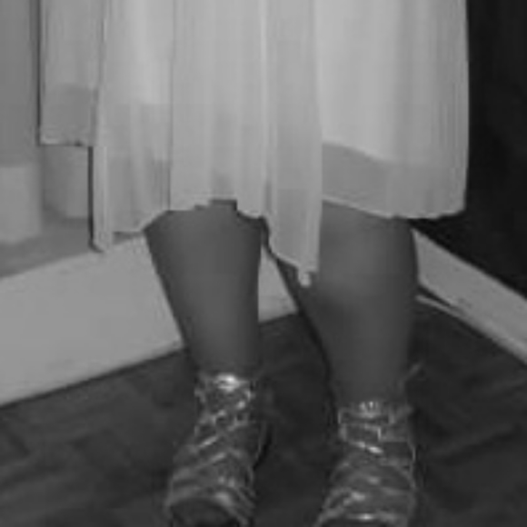 Grecian-style Silver Lace-up Sandals - Picture 3 of 3